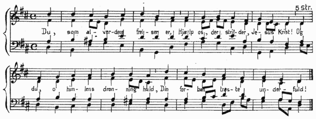 Du, som alverdens frelser er