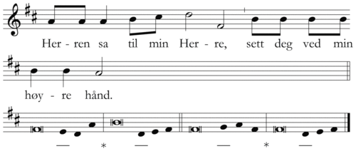 Herren sa til min Herre