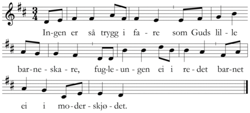 Ingen er så trygg i fare