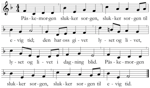 Påskemorgen slukker sorgen