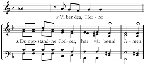 Du oppstandne Frelser