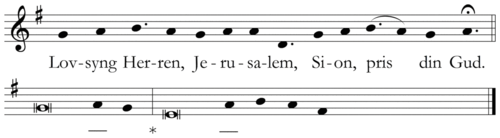 Lovsyng Herren, Jerusalem