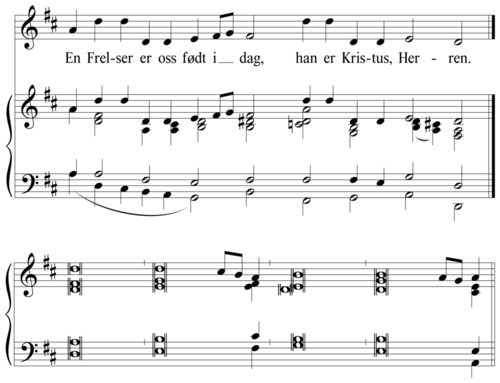 En Frelser er oss født i dag