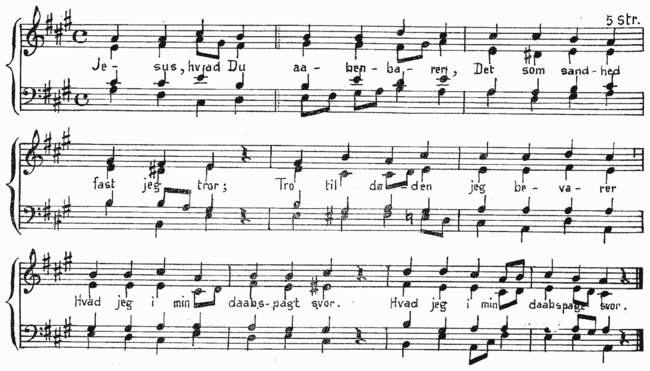 Jesus, hvad Du aabenbarer