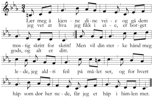 Lær meg å kjenne dine veier