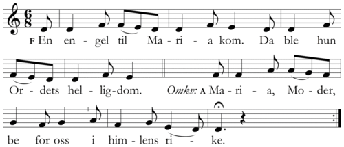 En engel til Maria kom