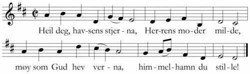 Heil deg, havsens stjerna