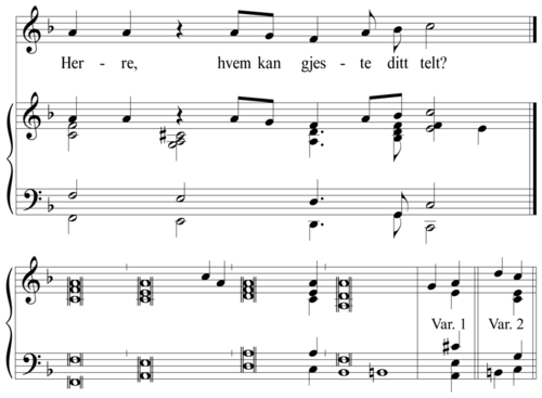 Herre, hvem kan gjeste ditt telt