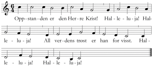 Oppstanden er den Herre Krist