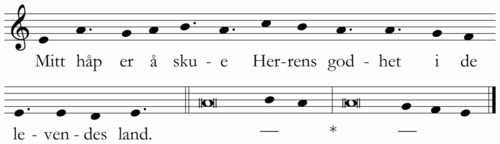 Mitt håp er å skue