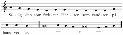 Salig den som frykter Herren