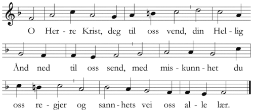 O Herre Krist, deg til oss vend