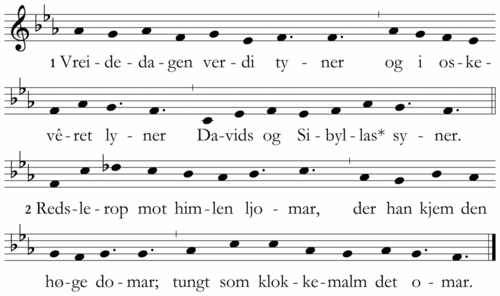 Vreidedagen verdi tyner del 1